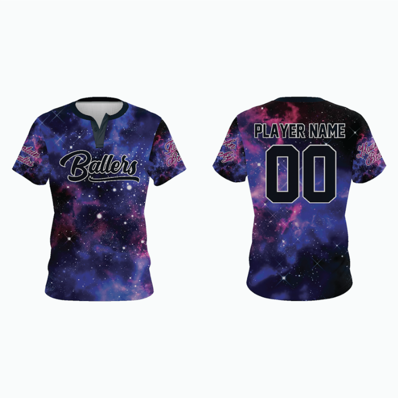 2-Button Baseball Jersey example 9