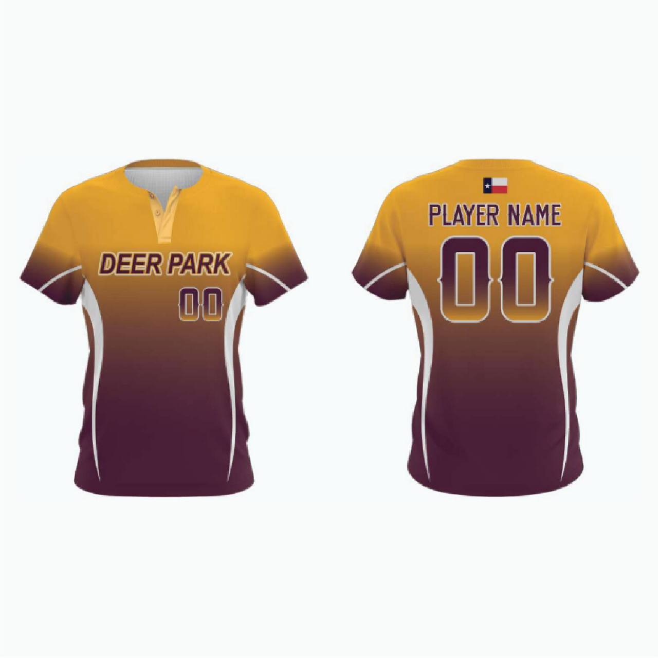 2-Button Baseball Jersey example 6