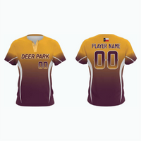 Thumbnail for 2-Button Baseball Jersey example 6