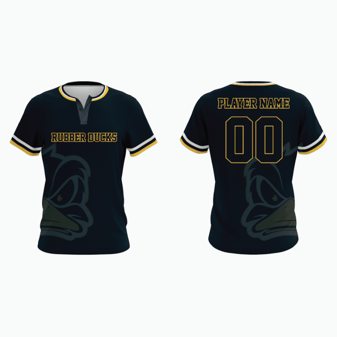 2-Button Baseball Jersey example 18