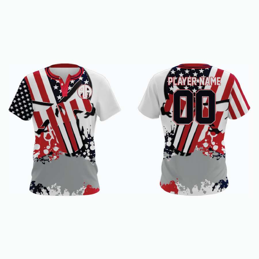 2-Button Baseball Jersey example 11