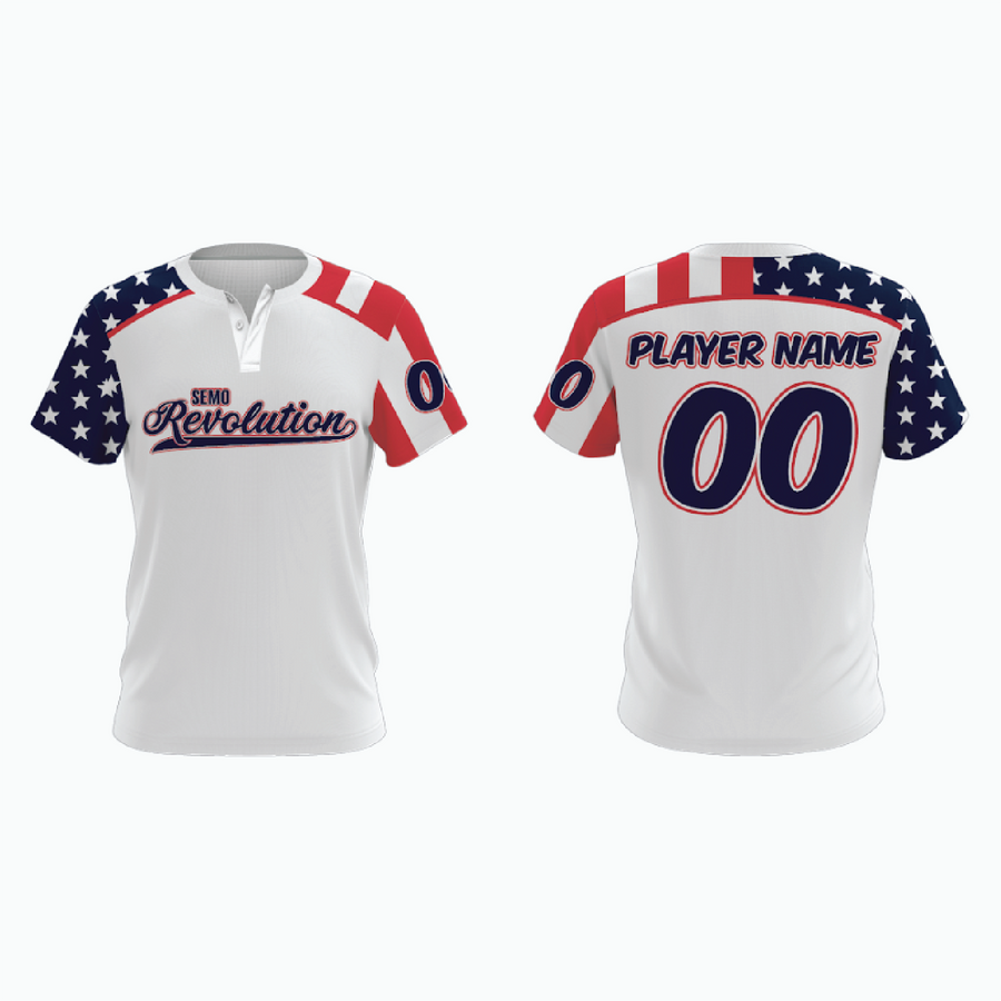 2-Button Baseball Jersey example 3