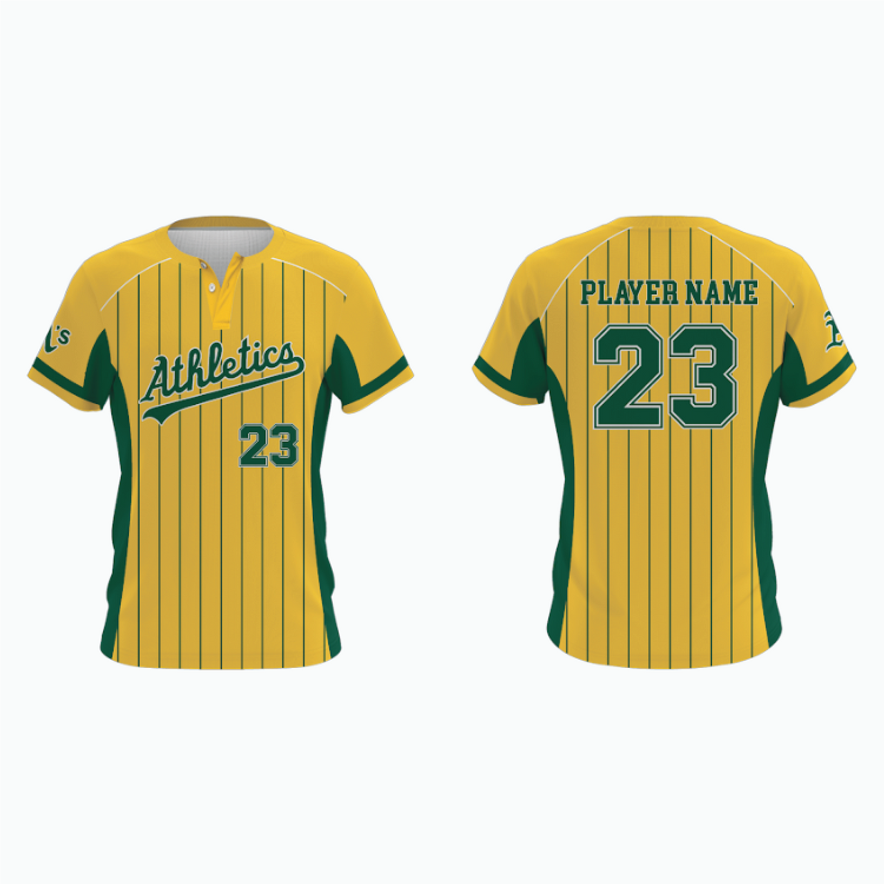 2-Button Baseball Jersey example 1