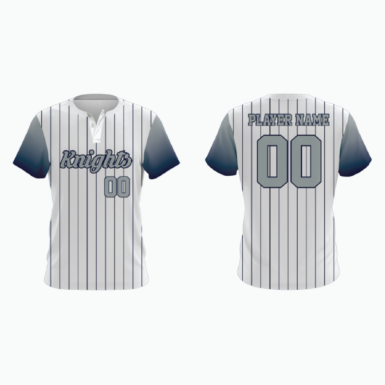 2-Button Baseball Jersey example 12