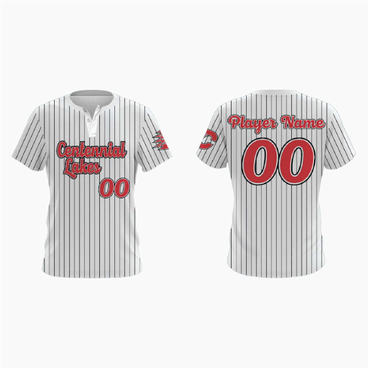 2-Button Baseball Jersey example 20