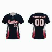 Thumbnail for 2-Button Baseball Jersey example 8