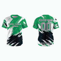Thumbnail for Pro 2-Button Drop V Placketed Baseball Jersey example 1