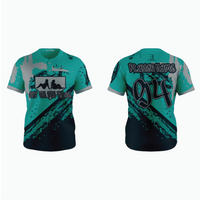 Thumbnail for Pro 2-Button Drop V Placketed Baseball Jersey example 3