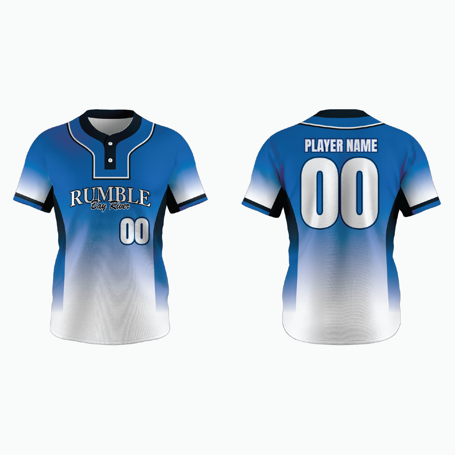 Pro 2-Button Drop V Placketed Baseball Jersey example 4