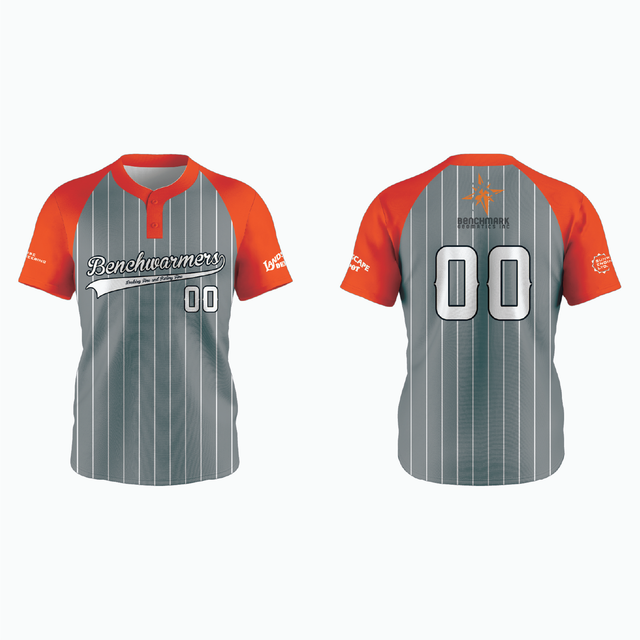 Pro 2-Button Drop V Placketed Baseball Jersey example 7
