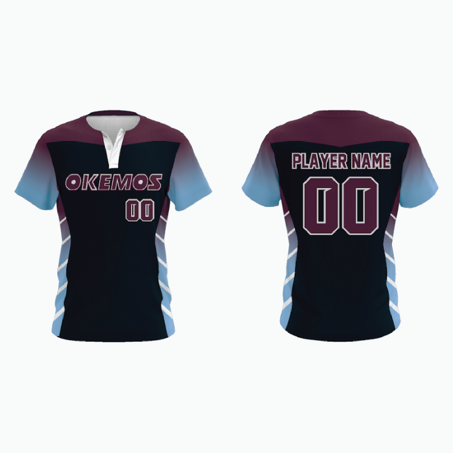 2-Button Baseball Jersey example 7