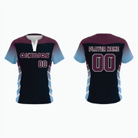 Thumbnail for 2-Button Baseball Jersey example 7