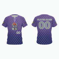 Thumbnail for 2-Button Baseball Jersey example 5