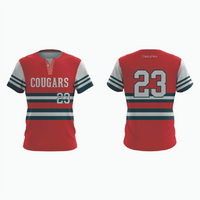 Thumbnail for 2-Button Baseball Jersey example 19