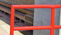 Thumbnail for Example of mitered safefoam rail padding in a baseball dugout