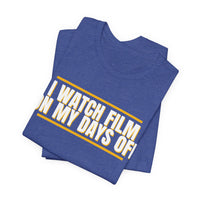Thumbnail for I Watch Film On My Days Off — Basketball T-Shirt