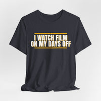 Thumbnail for I Watch Film On My Days Off — Basketball T-Shirt