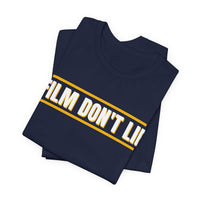 Thumbnail for Film Don't Lie (Navy / Gold) — Football T-Shirt