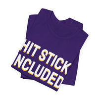 Thumbnail for Hit Stick Included — Football T-Shirt
