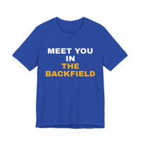 Thumbnail for Meet You In The Backfield — Football T-Shirt
