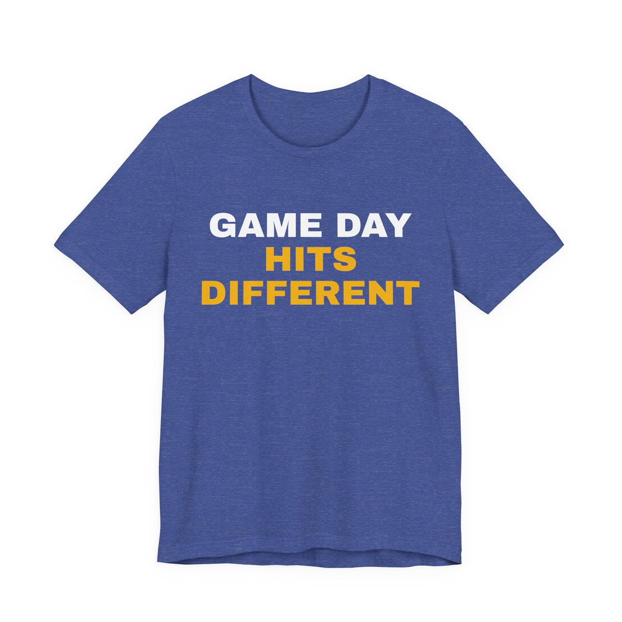 Game Day Hits Different — Football T-Shirt