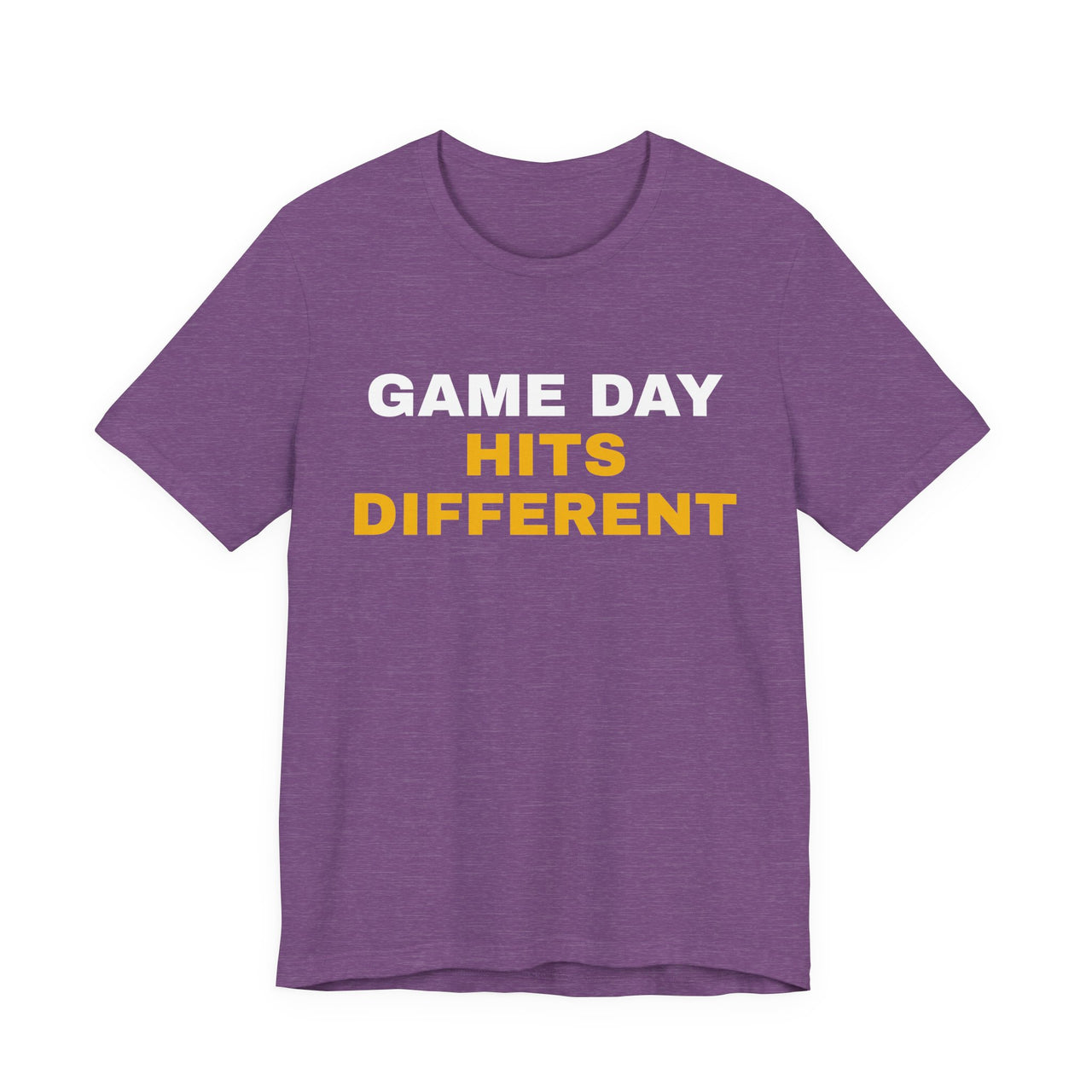Game Day Hits Different — Football T-Shirt