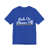 Thumbnail for Pads On Phones Off — Football T-Shirt