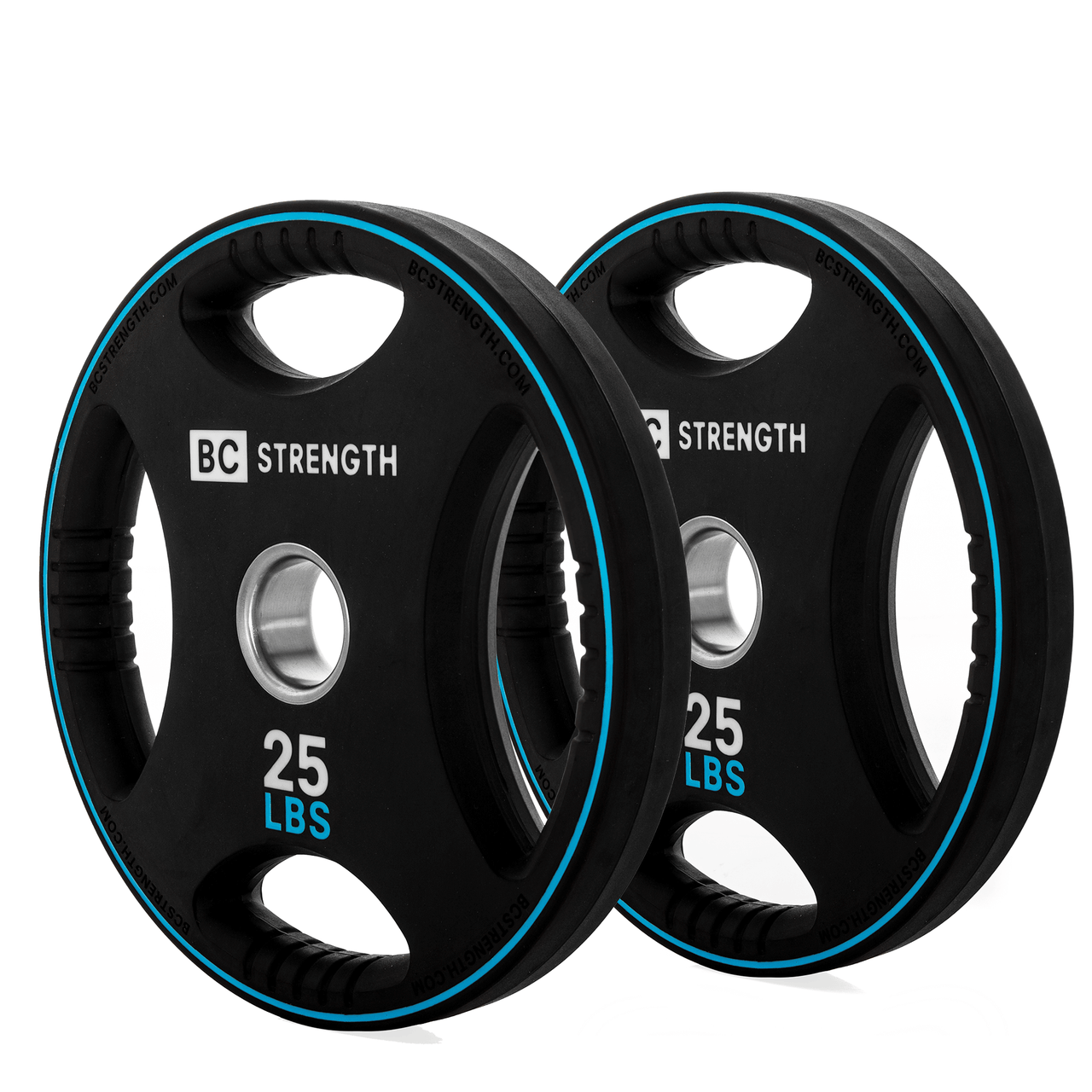 BC Strength full set of Olympic weight plates plus 45lb Thruster Plates for hip thrusts