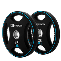 Thumbnail for BC Strength full set of Olympic weight plates plus 45lb Thruster Plates for hip thrusts