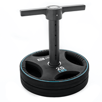 Thumbnail for BC Strength T-Bell plate-loaded training tool with prone and neutral grip handles