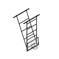 Thumbnail for Dual Post Rear-Braced Stationary Ceiling Hung Basketball Backstop