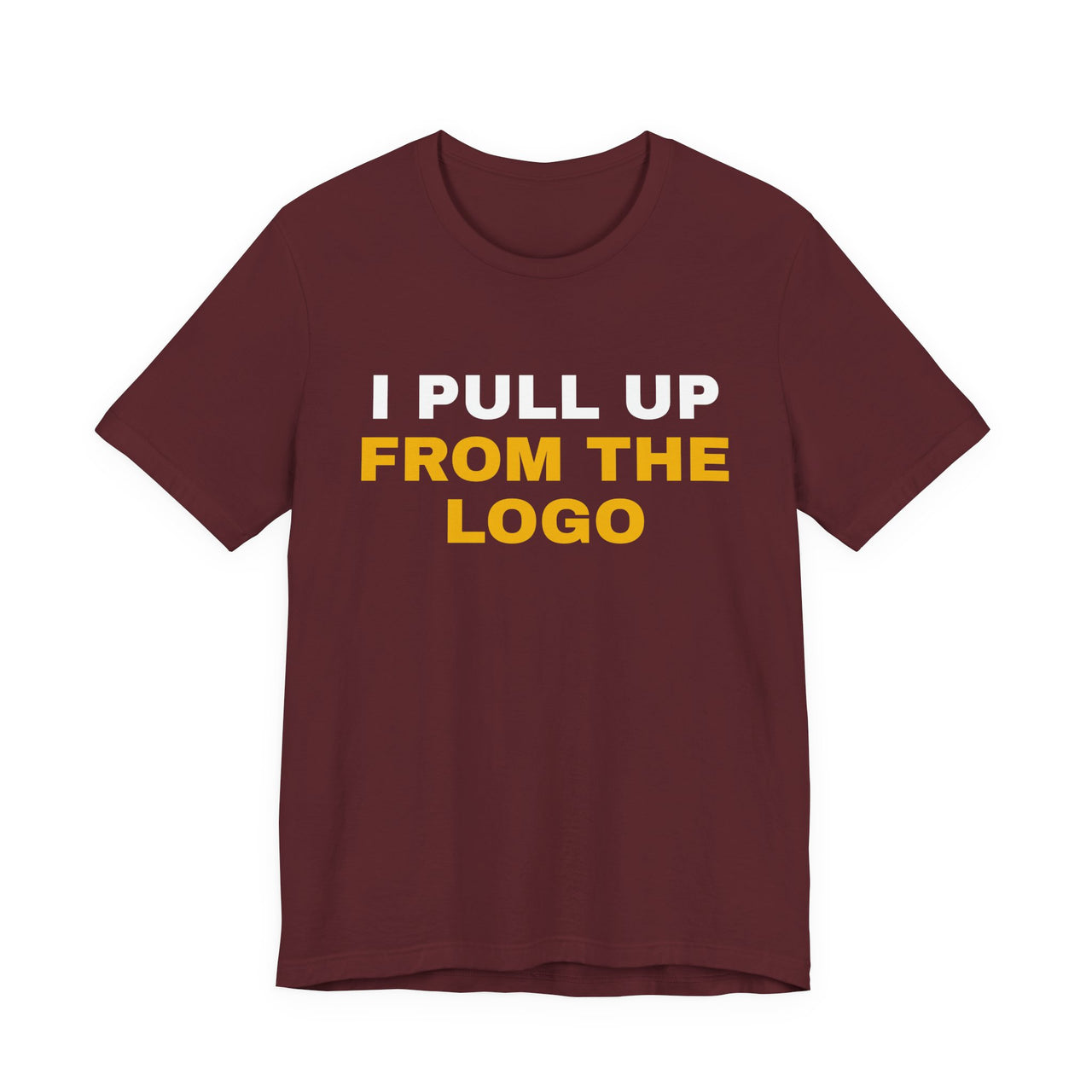 I Pull Up From The Logo — Basketball T-Shirt