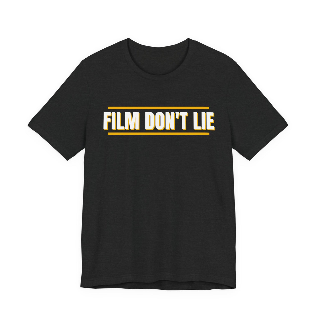 Film Don't Lie (Navy / Gold) — Football T-Shirt
