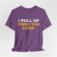 Thumbnail for I Pull Up From The Logo — Basketball T-Shirt