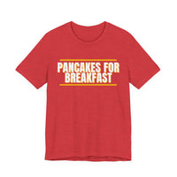 Thumbnail for Pancakes For Breakfast — Football T-Shirt