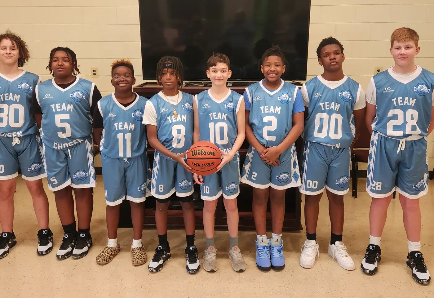 Custom V-Neck Basketball Jerseys
