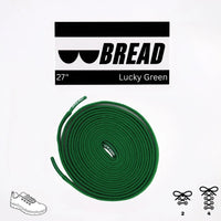 Thumbnail for Bread No-Tie Elastic Shoelaces – Lucky Green