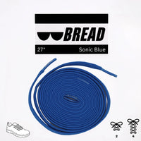 Thumbnail for Bread No-Tie Elastic Shoelaces – Sonic Blue