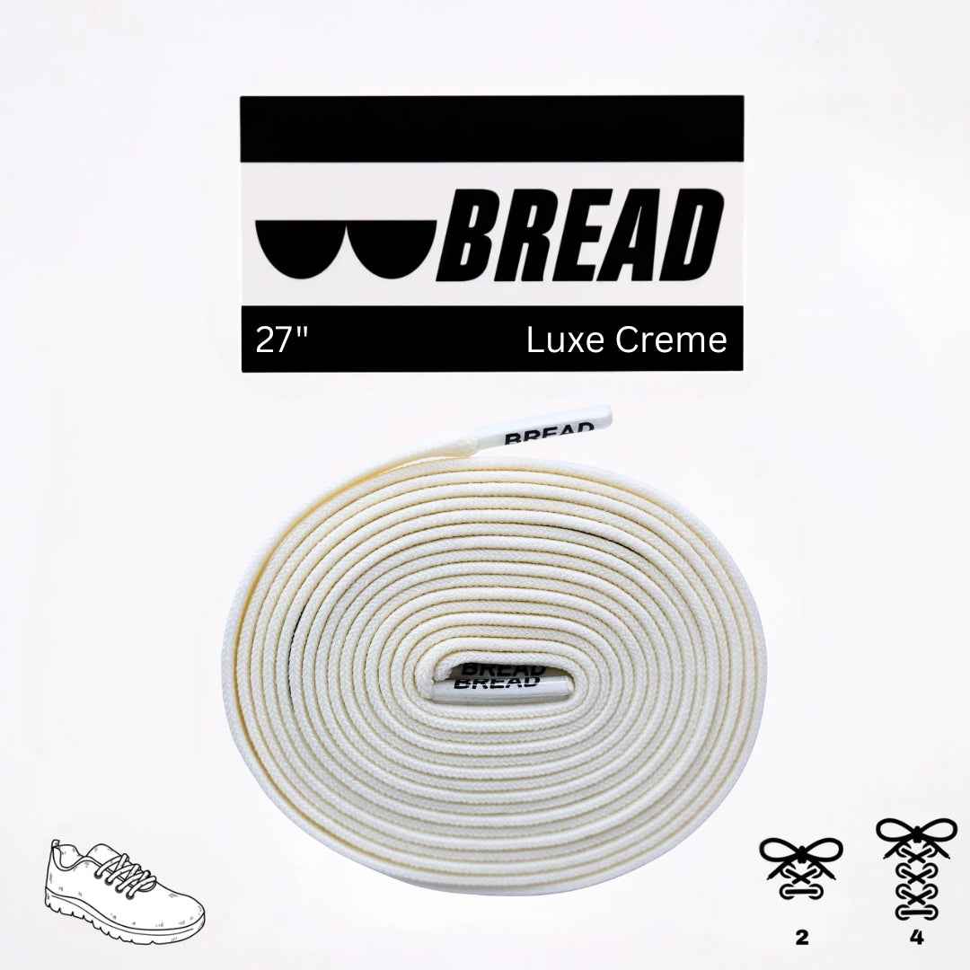 Bread No-Tie Elastic Shoelaces – Luxe Creme