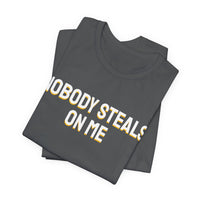 Thumbnail for Nobody Steals On Me — Baseball T-Shirt