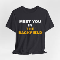 Thumbnail for Meet You In The Backfield — Football T-Shirt