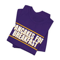 Thumbnail for Pancakes For Breakfast — Football T-Shirt