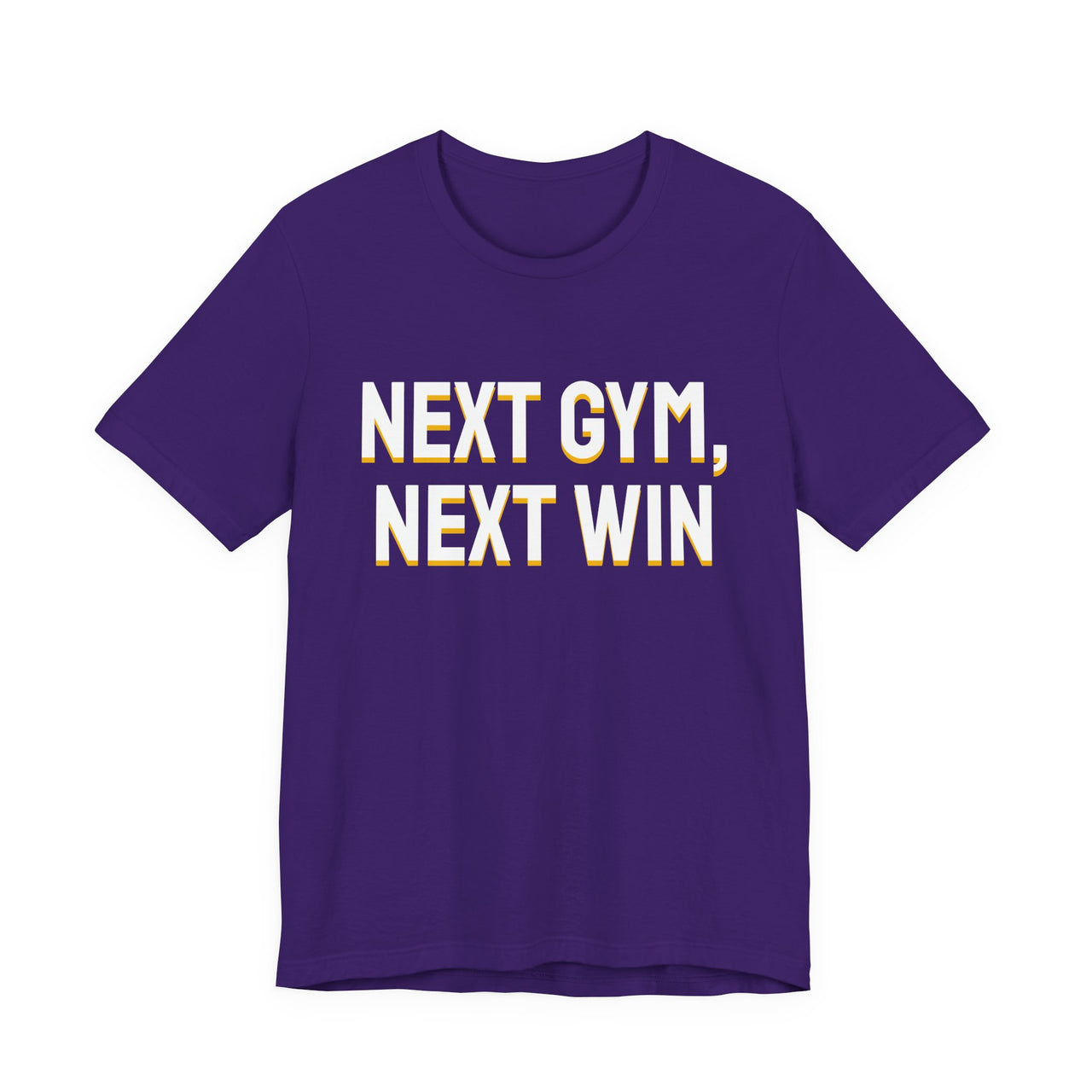 Next Gym, Next Win — Basketball T-Shirt