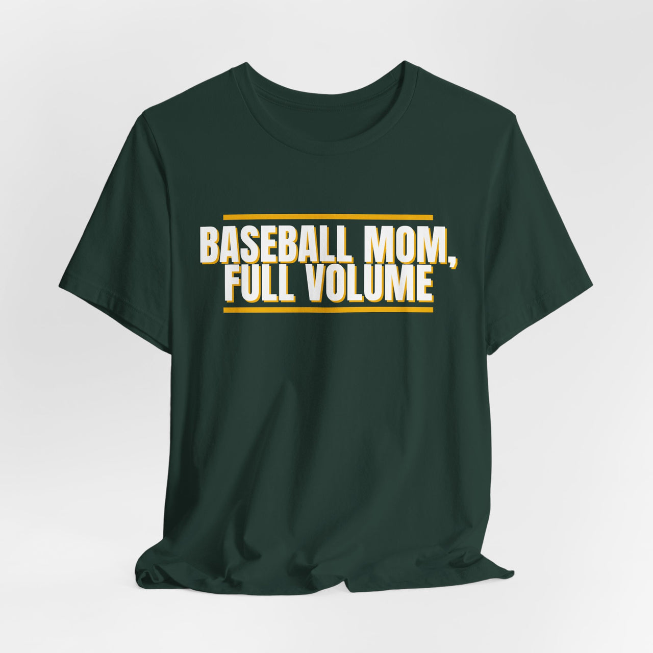 Baseball Mom, Full Volume — Baseball T-Shirt