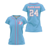 Thumbnail for Pro 2-Button Cap Sleeve Softball Jersey