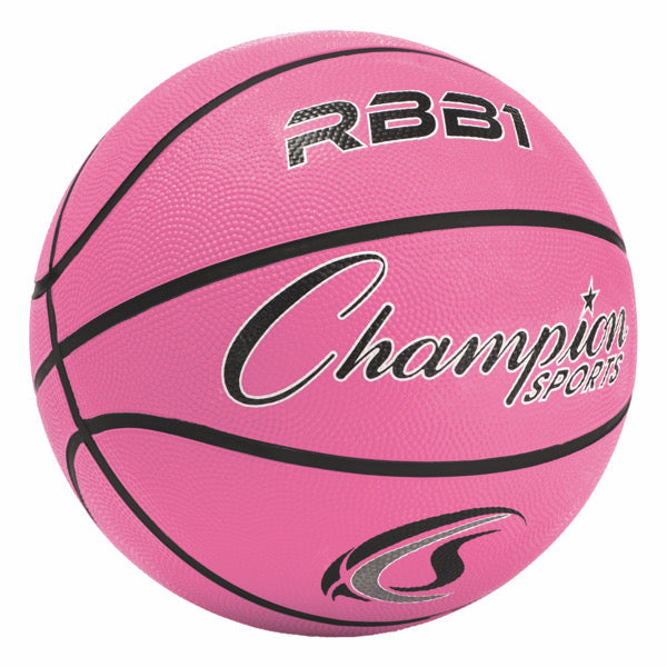 RUBBER BASKETBALL, PINK