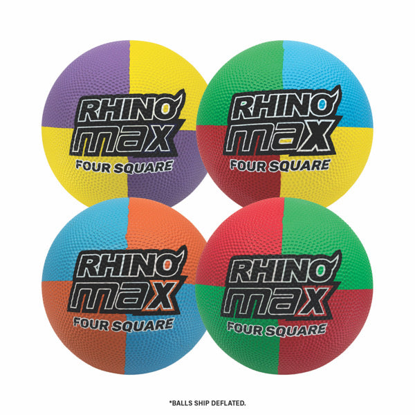 Rhino Max 4-Square Playground Ball Set