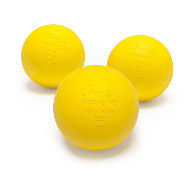 Lacrosse Balls, 3-Pack HoopsKing