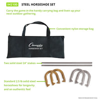 Thumbnail for Steel Horseshoe Set