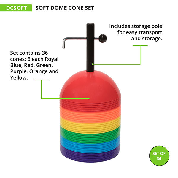 Soft Dome Cone Set